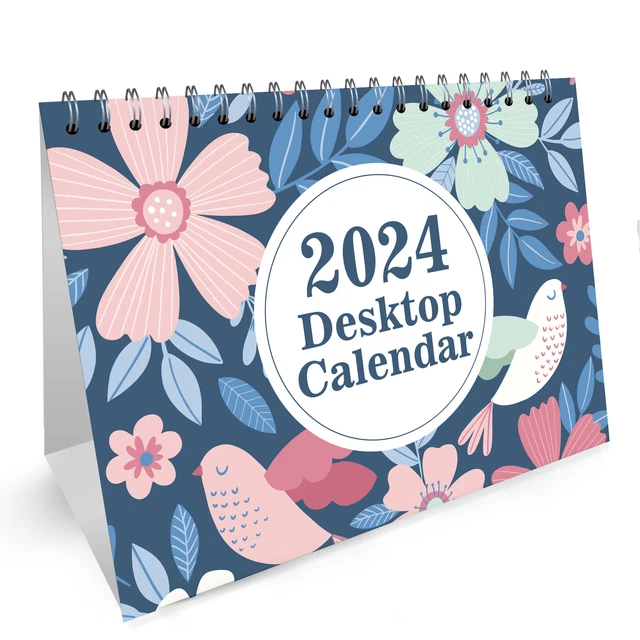 2025 CALENDAR DESK Calendar 2025 Monthly Desktop Calendar Standing Flip