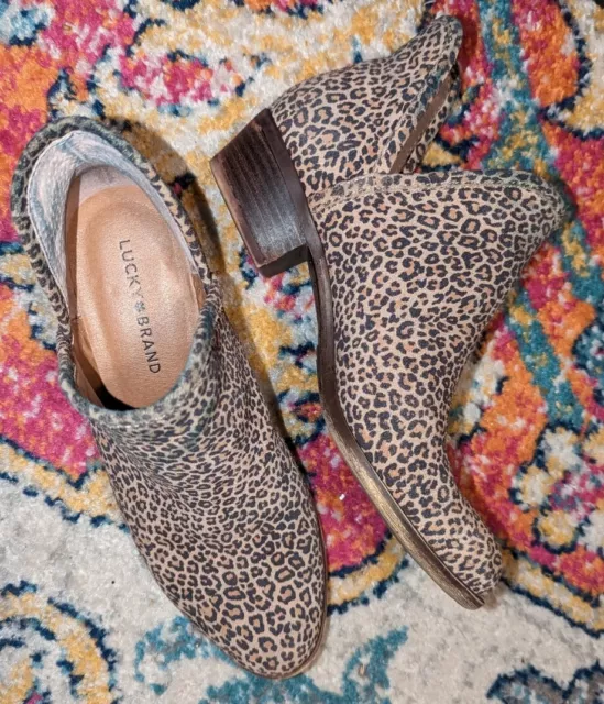 Lucky baley bootie leopard 2025