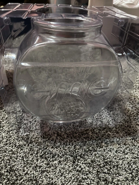 Supreme Fish Bowl Clear FW20 Glass 1.1 Gallons Embossed Logo Brand New DS 2020