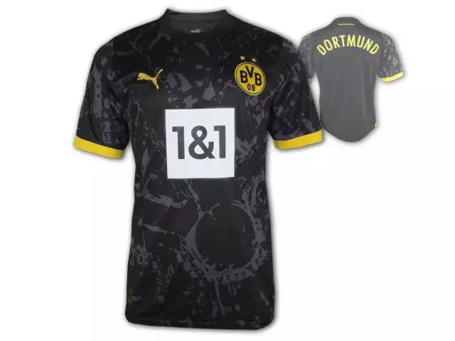 Bvb 09 Camiseta Fuera 23 24 PUMA Borussia Dortmund Jersey Tamaño M - 3XL