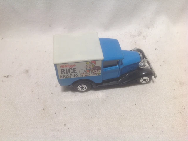 KELLOGGS RIZ KRISPIES Modèle A Ford Matchbox 1979-Toit Blanc-Très Rare ...