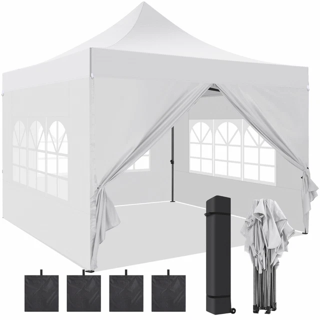 Pavillon Faltzelt 3x3m/4,5m Faltpavillon Partyzelt Garten Marktstand wasserdicht