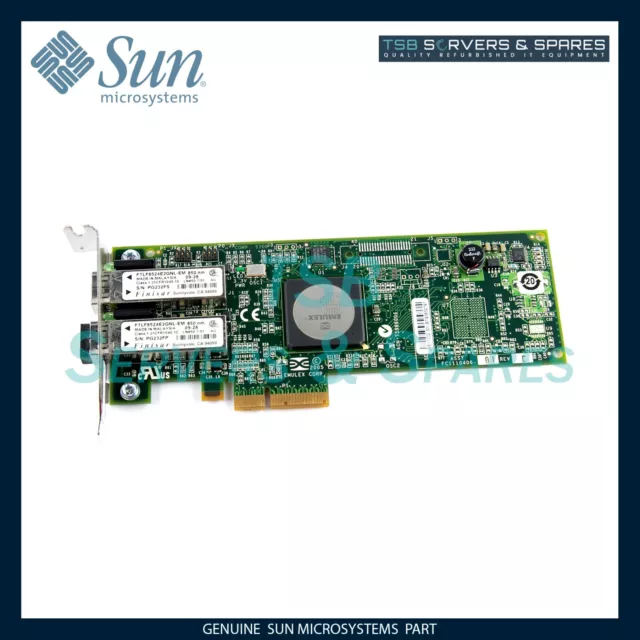 Sun Emulex LPe11002 4Gb 2-Port PCI-E HBA Host Bus Adapter PCI-e x4 375-3397-01