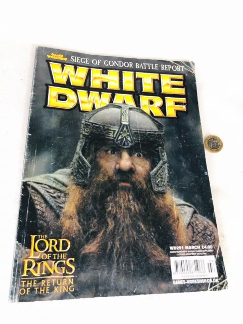 WHITE DWARF ISSUE 291 Magazine Games Workshop Warhammer 40K LOTR