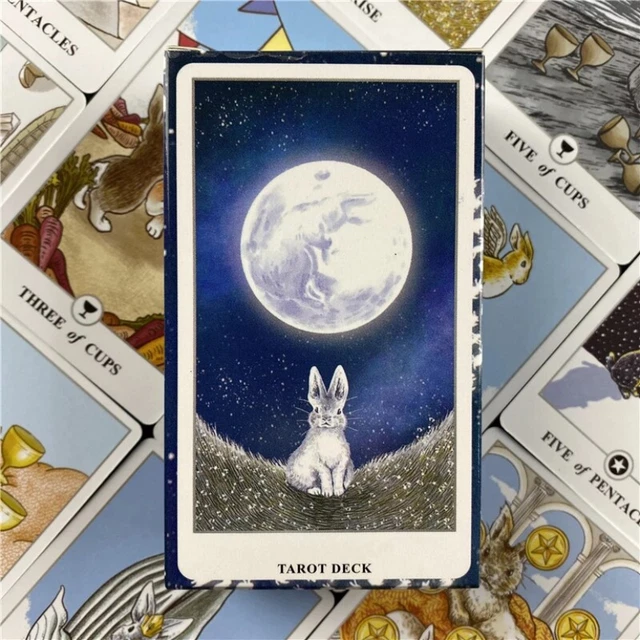 RABBIT TAROT CARD Deck [English, 78 cards, PDF-Manual] £8.65 - PicClick UK