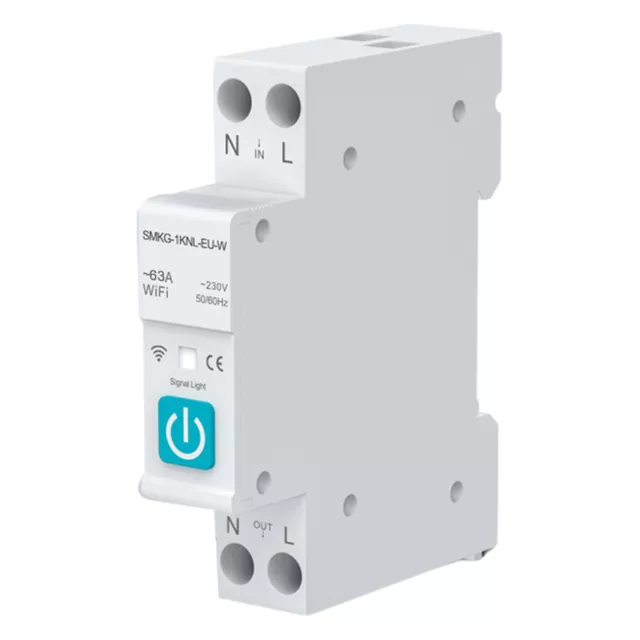 Rationalisez votre maison avec disjoncteur WiFi Tuya 10 63A 1P Din Rail Commutat