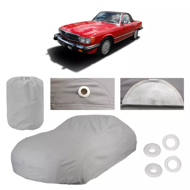 MERCEDES-BENZ 560 SL 4 Layer Car Cover Fit Outdoor Water Proof Rain UV Sun Dust