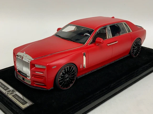 Rolls Royce Phantom V Rouge – Voiture Miniature Friction 1/24 NFIC – 25cm