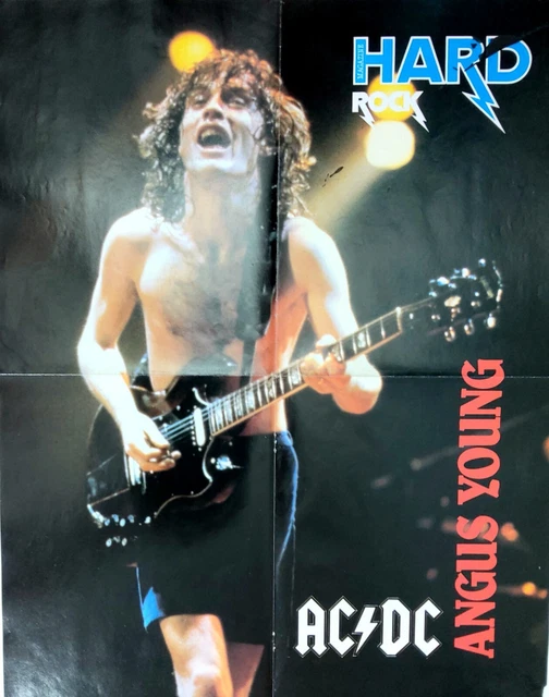 POSTER - AC/DC - Angus YOUNG - 54x41 cm EUR 10,00 - PicClick FR