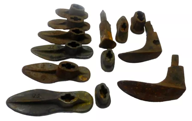 13 Stück altes Werkzeug Schuster Schuhmacher Schuh Leisten 🍄 Schusterwerkzeug
