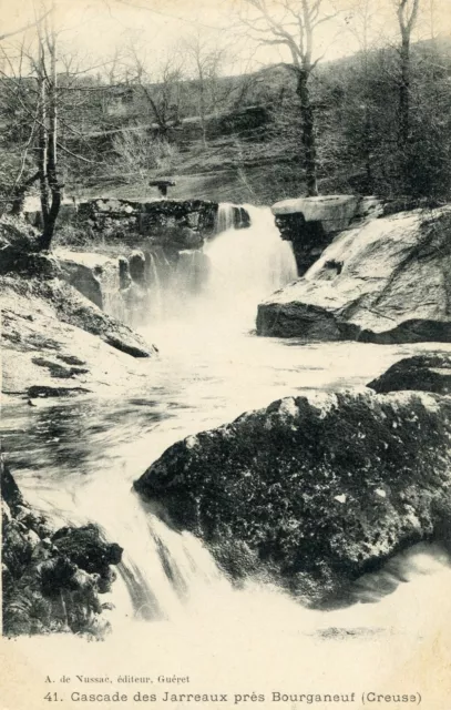 *22278 cpa Cascade des Jarreaux près Bourganeuf