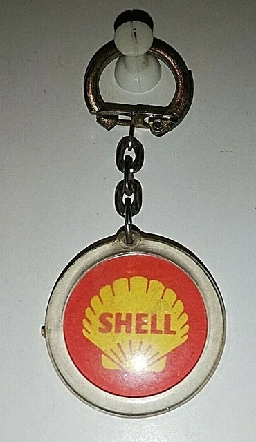 Porte clés années 60 / 70 : SHELL  /  E. GARESSUS  /  BONCOURT  (SUISSE)