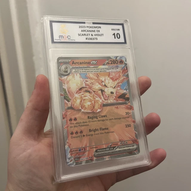 Pokemon Arcanine EX 032/198 Scarlet Violet MGC 10