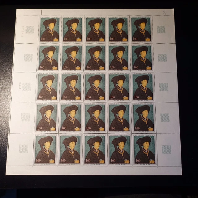 Timbre Fictif N°43 En Feuillet Partiel De 25 - Neuf MNH (Sans Charnière)