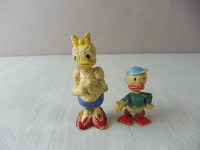 Lot De Figurines Flexibles Vintage Quick Et Dupuis - Anciennes - Occasion