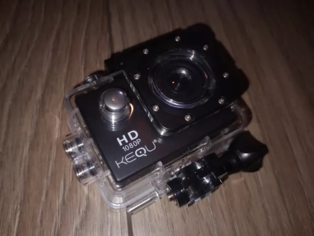 Kequ HD 1080p 16MP Water-Resistant Action Camera 3