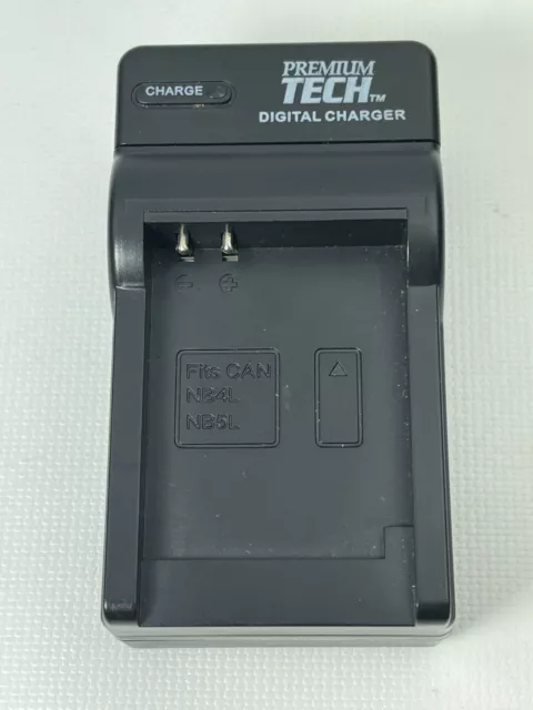 Premium Tech Battery Charger NB-4L NB-5L IXUS 75 130 120 117 255 230HS