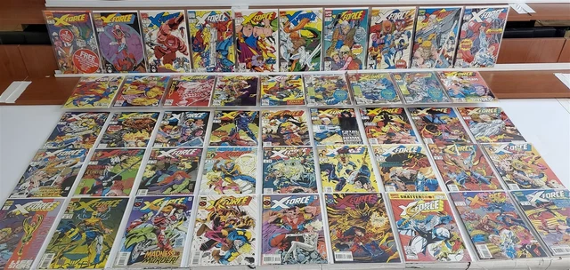 X-FORCE #1-43 MARVEL COMIC FULL RUN LOT 11 1st Domino HI GRADE Avg NM/M 9.8