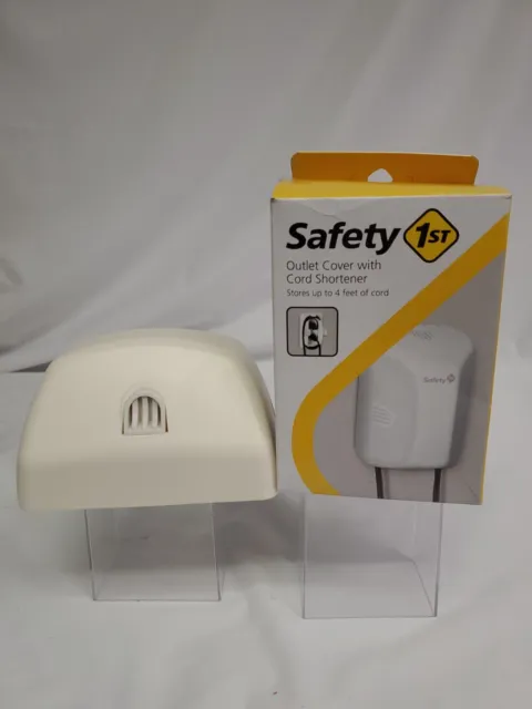 Safety 1St Outlet Cover With Cord Shortener Open Box Baby Proof 📦