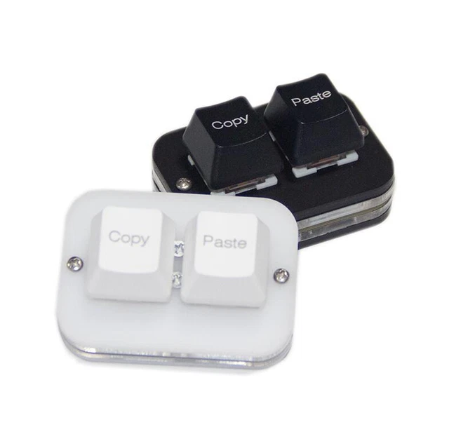 COPY PASTE KEYBOARD Mini Office Shortcut Keypad Mechanical 2 key for ...