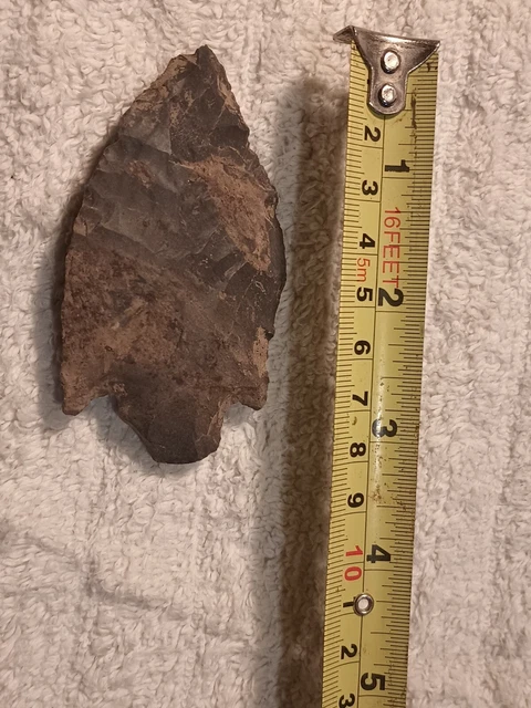 3-1/4" Corner Notch found in Arkansas Authentic Native American Arrowhead