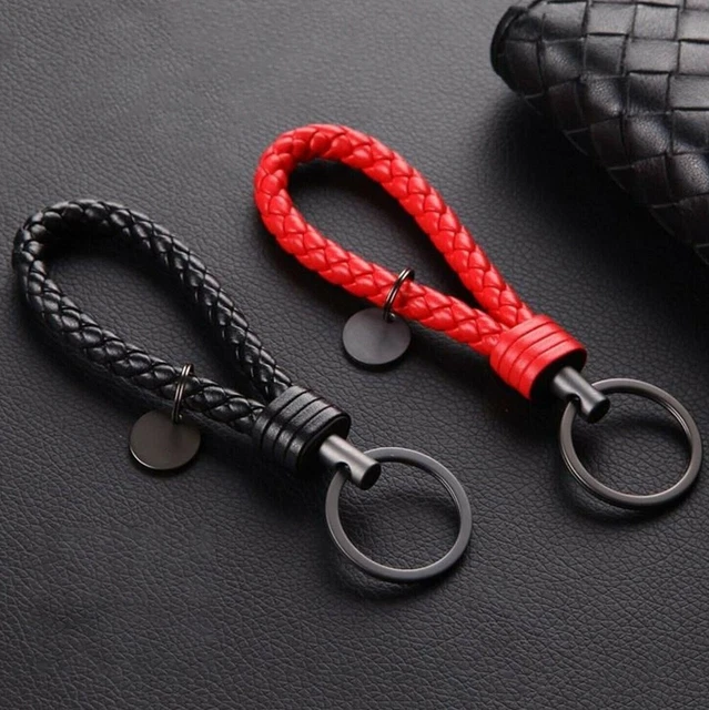 Universale Portachiavi Regalo Portachiavi Pelle Corda 1 X Accessori Auto