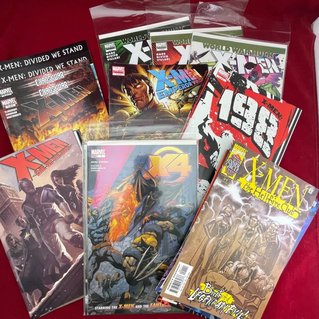 X-Men Limited Series Lot 8 Full Runs - 198 World War Hulk X4 Emperor Vulcan + 🦝