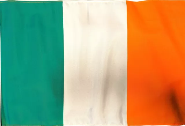 Ireland Country National Flag Irish Tri Colour Sleeved Small 30 X 45 Cm New