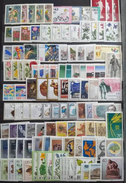 Germany Berlin Stamp Collection MNH -Each Lot: 150 Different Stamps in Full Sets