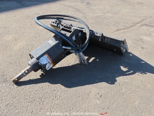 2018 Bobcat 30C Auger Skid Steer Planetary Hydraulic Auger Q/C bidadoo