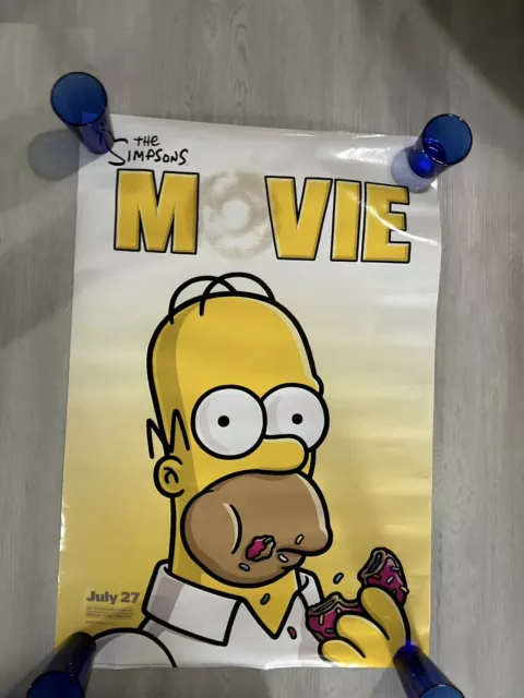 THE SIMPSONS MOVIE (2007) Poster 27x40 DS Rare ORIGINAL