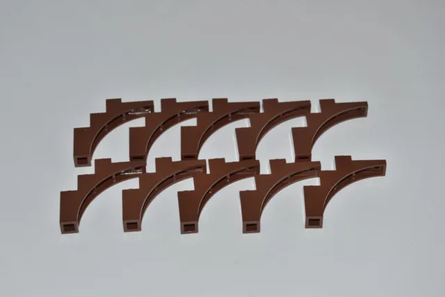 LEGO 10 x Bogenstein rotbraun Reddish Brown Brick Arch Bow 1x5x4 2339