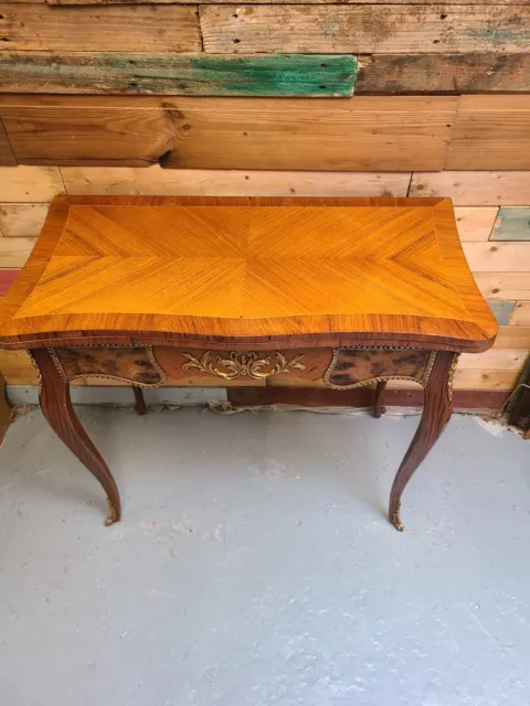 French Kingwood Card Table