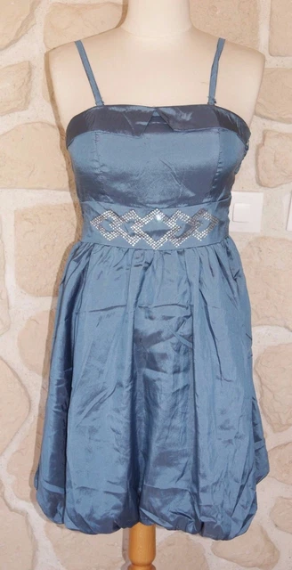 Robe De Soirée Marron Mimi'Show Taille L - Neuve Avec étiquettes, Style Robe De Bal