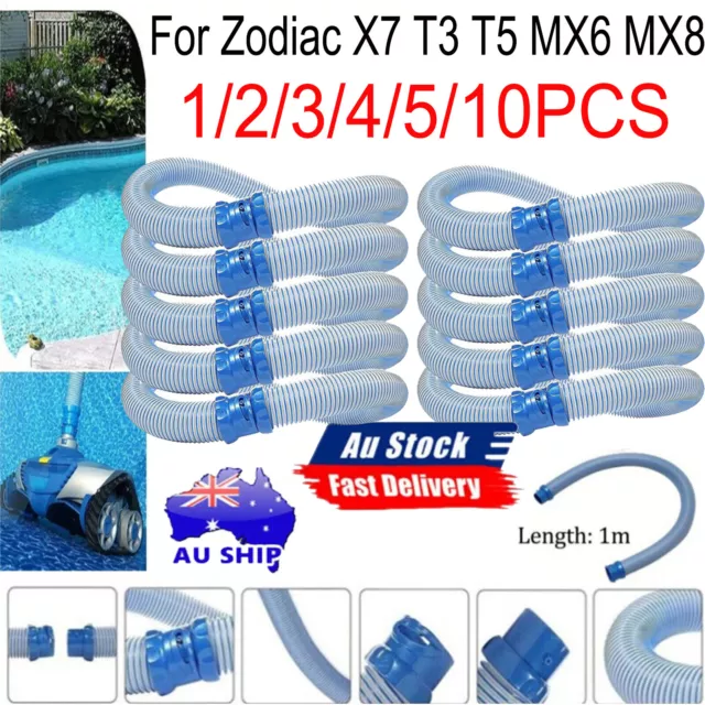 1-10X Pool Cleaner Twist lock Hose 1 meter For Baracuda Zodiac X7 T3, T5,MX6 MX8