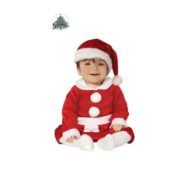 Costume Bambina Mamma Natale 12-24 Mesi Festa Natalizio