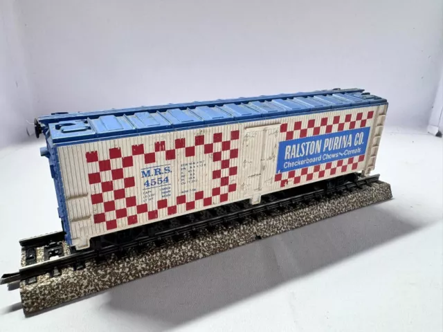 Spur H0 Güterwagen M.R.S. 4554 Ralston Purina Co. Weiß Blau Modelleisenbahn