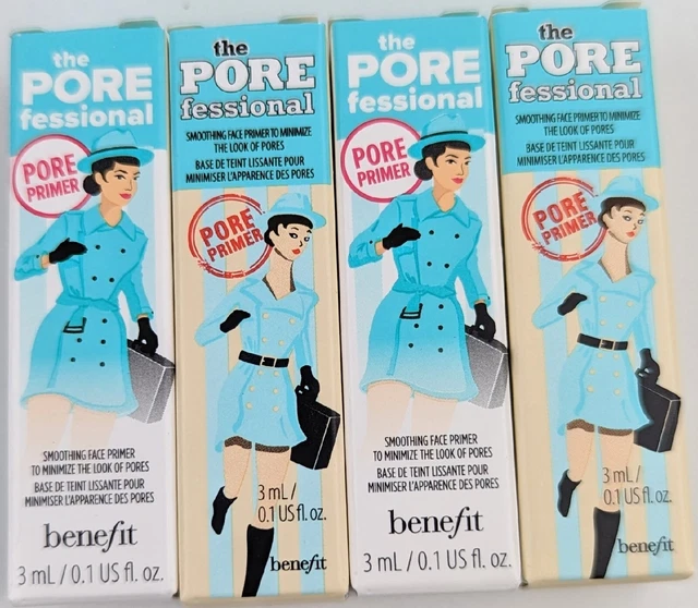 Benefit The Pore Fessional Pore Primer Smoothing Face Primer 3ml x4 Travel Size