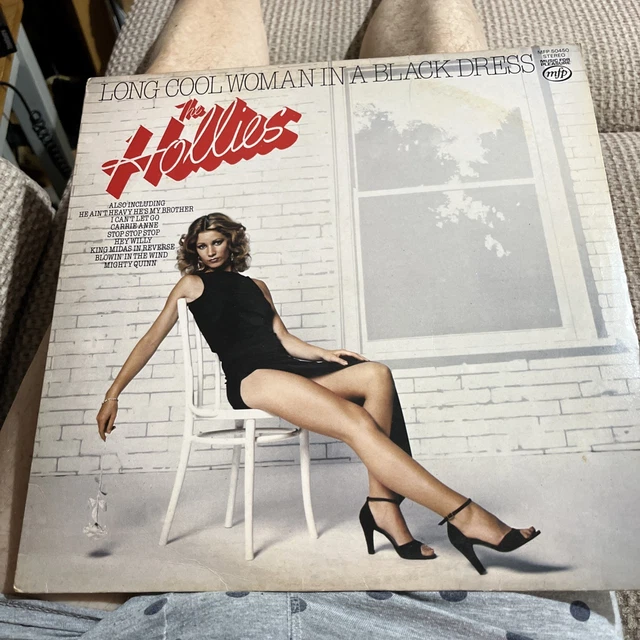 THE HOLLIES: LONG Cool Woman In A Black Dress, 1979, MFP, VG+ 9.73 -  PicClick UK