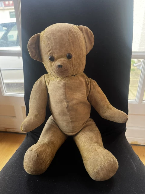 OURS ANCIEN GARNITURE Paille Steiff Teddy ? Articulé 1920 EUR 45,00