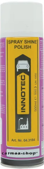 Innotec Spray Shine Polish 500ml Sprühdose - Profi-Qualität für zu Hause....