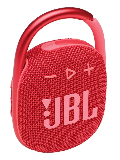 JBL Clip 4 Tragbarer Bluetooth-Lautsprecher - Rot (Blitzversand)