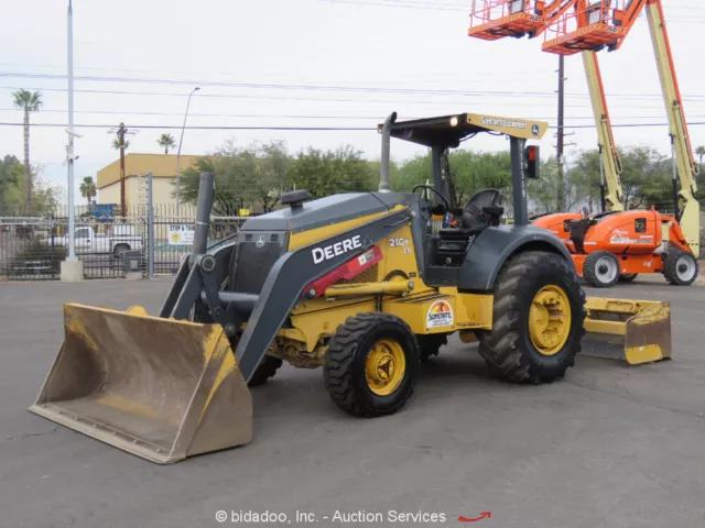 2013 John Deere 210KEP 4X4 Skip Loader Box Scraper Tractor Ripper 4WD