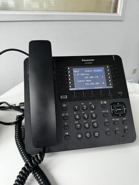 ✅ Panasonic KX-NT680 VoIP-Systemtelefon