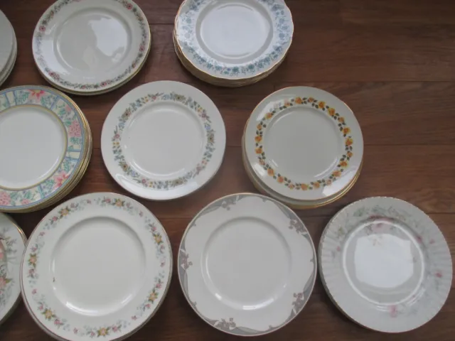 Fine Selection Of 9" And 10.5" Mismatch Dinner Plates All At £3 Each 3