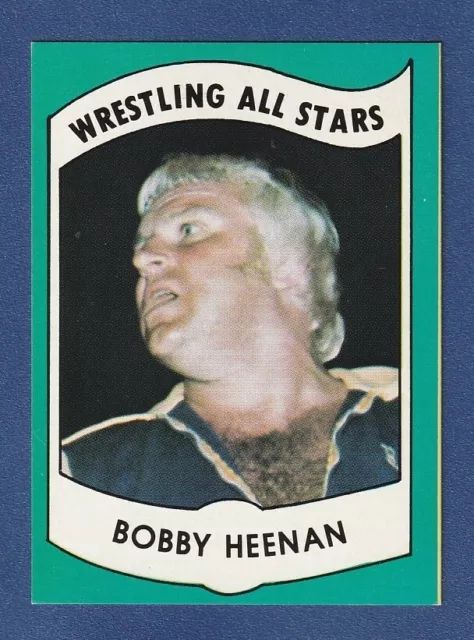 BOBBY HEENAN 1982 PWE RC Wrestling All Stars Series B #16 Fair-Good CREASED*