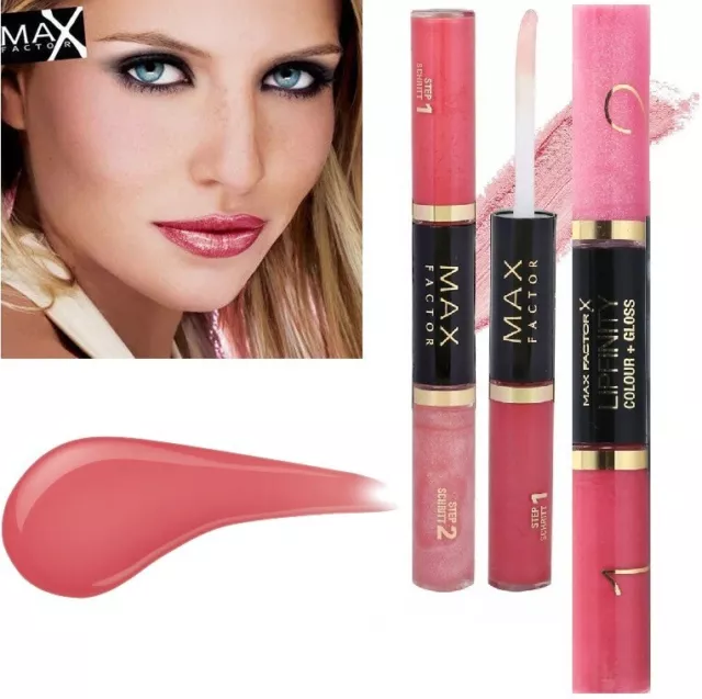 Max Factor 2 en 1 Rouge à Lèvres LIP FINITY Colour & Gloss 510 Radiant Rose
