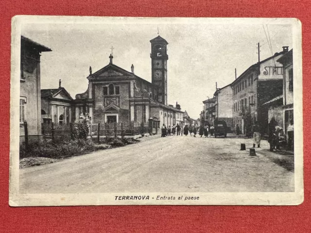 Cartolina - Terranova - Entrata al Paese - 1920 ca.