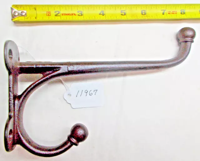 Hook, Cast Iron Heavy Duty Vintage Hat or Coat Hook, or for Barn / Tack Room