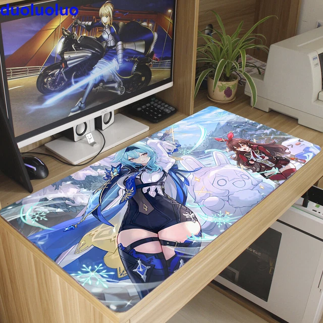 GENSHIN IMPACT EULA Desk Game Mat Playmat Anime Keyboard Mouse Pad 70